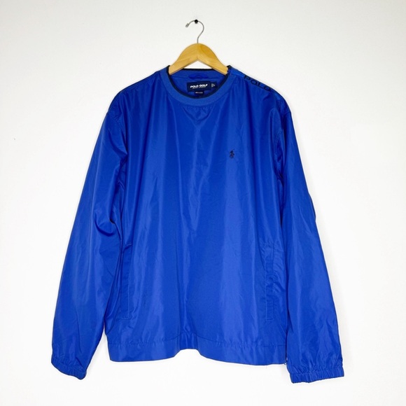 Polo Golf Ralph Lauren Pullover Rain Jacket – Blue – Size Large - Picture 1 of 5